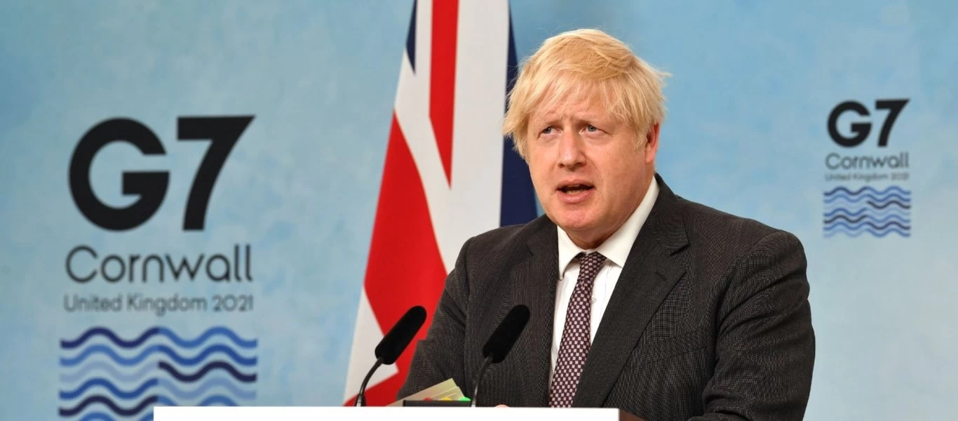 Μ.Τζόνσον: «Η Σύνοδος της G7 αποφάσισε να παραχωρήσει 1 δισ. εμβόλια στις φτωχότερες χώρες»